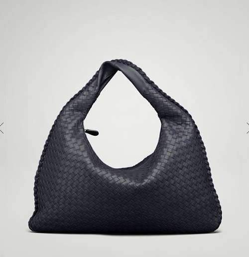 Bottega Veneta Nappa Hobo Lambskin Bag 5091 dark blue